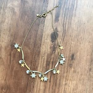 J. Crew gold star necklace